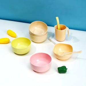 2021 New children\\\'s tableware set, lovely, fashionable, Eco-environmental friendly and biodegradable